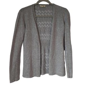 Maurices Long Sleeve Sweater Open Front Knit Cardigan Crochet See-Thru B…